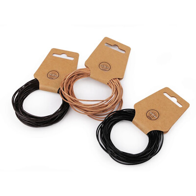 Kožená šnúrka Ø1,5 mm / 5m prírodná